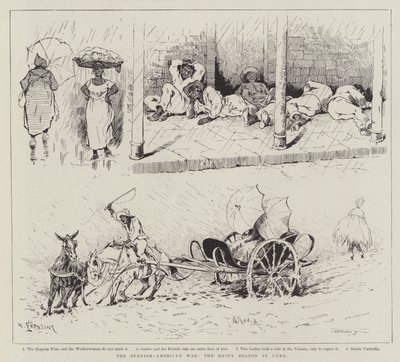 米英戦争、キューバの梅雨 作： Paul Frenzeny